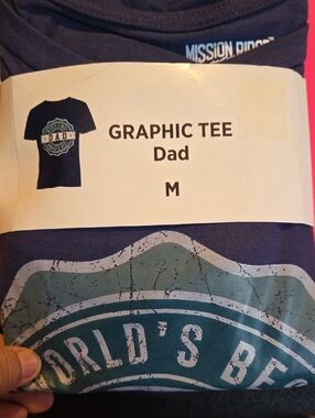 Mission Ridge Navy Graphic Tee - Dad